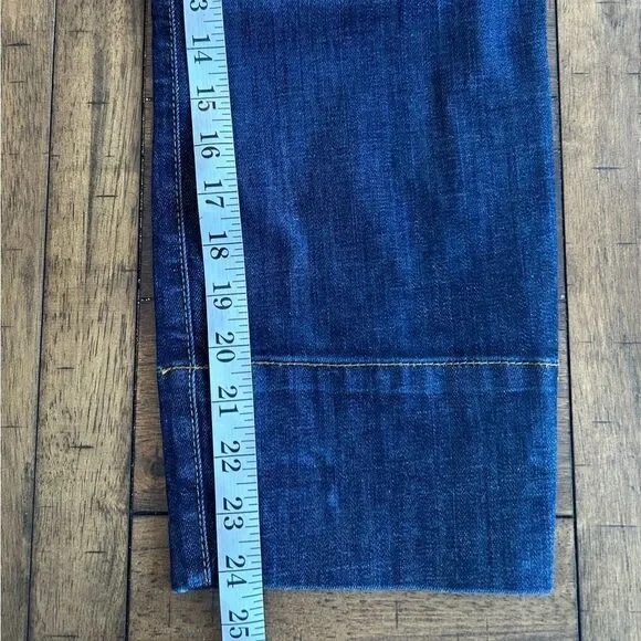 Joe's Jeans Randall Dark Wash Cropped High Rise Jeans Size 32 Style FH6R5906 - Picture 10 of 10